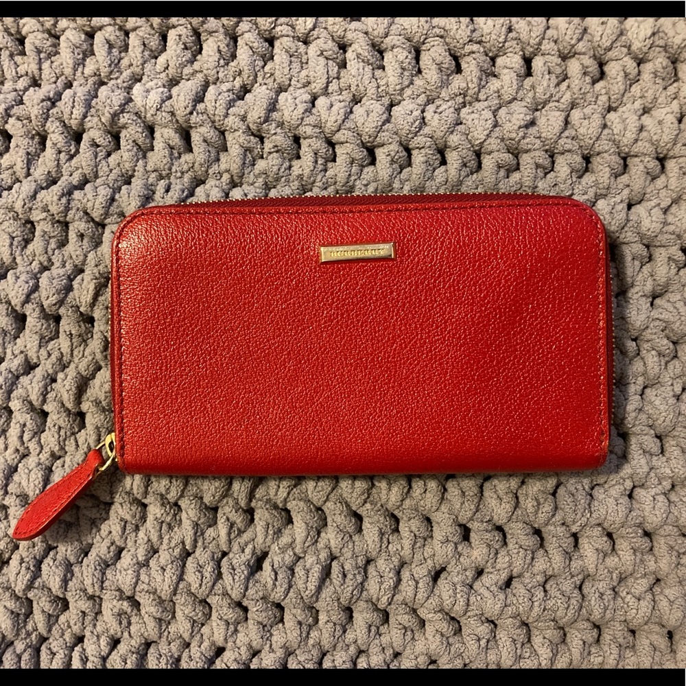 Burberry leather wallet